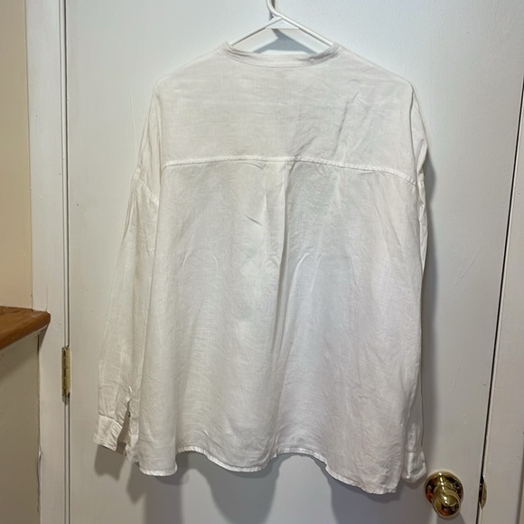 Eileen Fisher Linen Blouse - Picture 5 of 6
